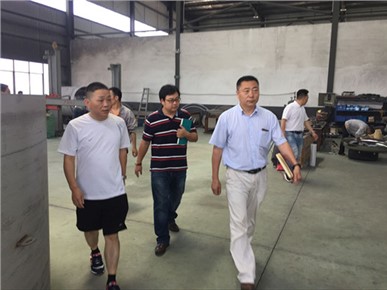 山东客户来秋立参观考察